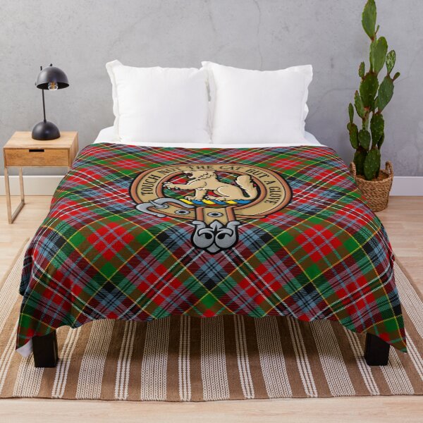 Item preview, Clan MacPherson Crest over Tartan designed and sold by sifis.