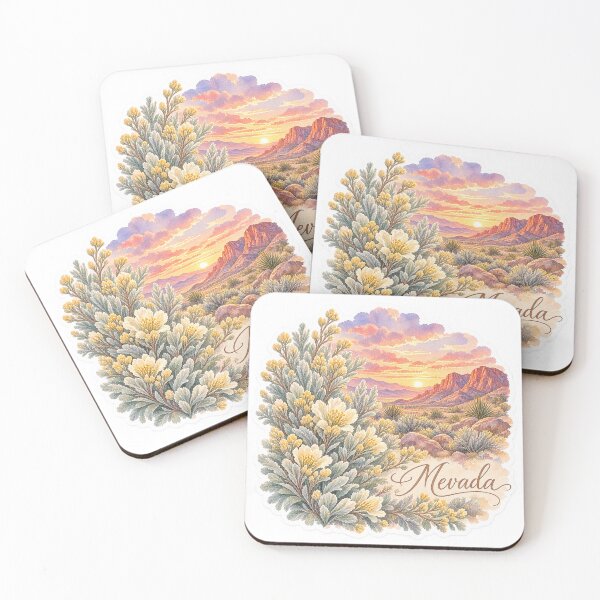 Item preview, Nevada Sagebrush Desert Mountain designed and sold by Whimspired By Paxx.