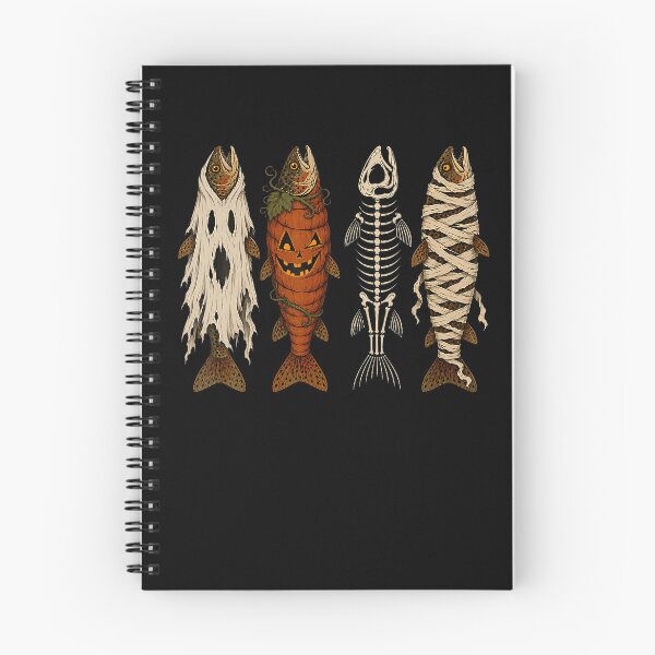 Item preview, Ghost Pumpkin Skeleton Mummy Trout Funny Halloween Fishing designed and sold by Eat-Apples.