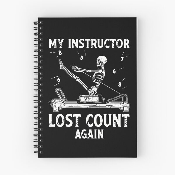 Item preview, My Instructor Lost Count Again Skeleton Meditation Pilates designed and sold by Eat-Apples.