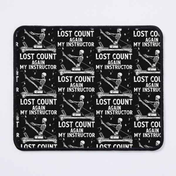 Item preview, My Instructor Lost Count Again Skeleton Meditation Pilates designed and sold by Eat-Apples.