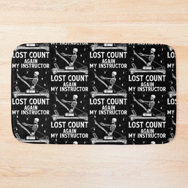 Item preview, My Instructor Lost Count Again Skeleton Meditation Pilates designed and sold by Eat-Apples.