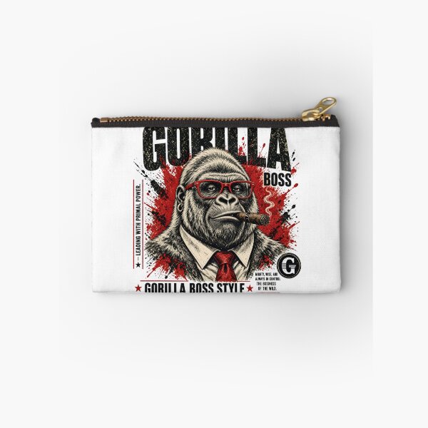 Item preview, Gorilla Boss Style Distressed Comic Illustration designed and sold by TshirtsOnline-.