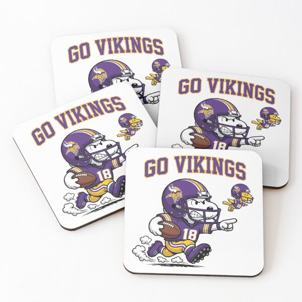 Item preview, Snoopy Go Vikings Football Fan Art designed and sold by CaneufeyCip.
