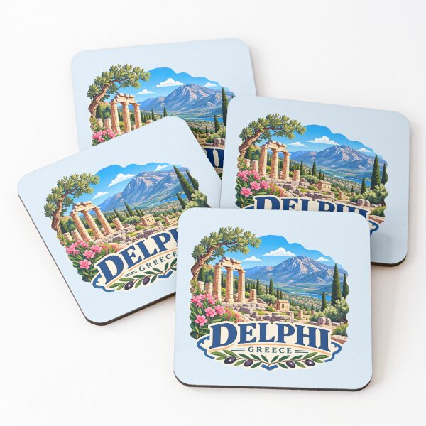 Item preview, Delphi, Greece - Temple of Apollo Ancient Greek Ruins designed and sold by Myra365Art.