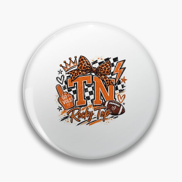 Item preview, Tennessee Spirit Leopard Bow Football Fan  designed and sold by JohnButle27818.