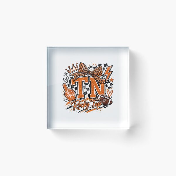 Item preview, Tennessee Spirit Leopard Bow Football Fan  designed and sold by JohnButle27818.