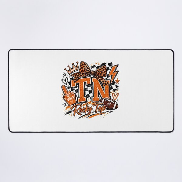 Item preview, Tennessee Spirit Leopard Bow Football Fan designed and sold by JohnButle27818.