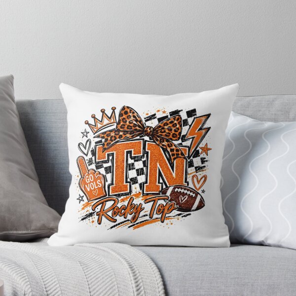 Item preview, Tennessee Spirit Leopard Bow Football Fan  designed and sold by JohnButle27818.
