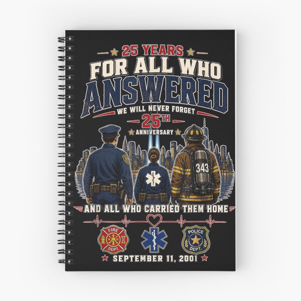 Item preview, for All Who Answered 25th Anniversary September 11 Memorial designed and sold by Crookedorbit.