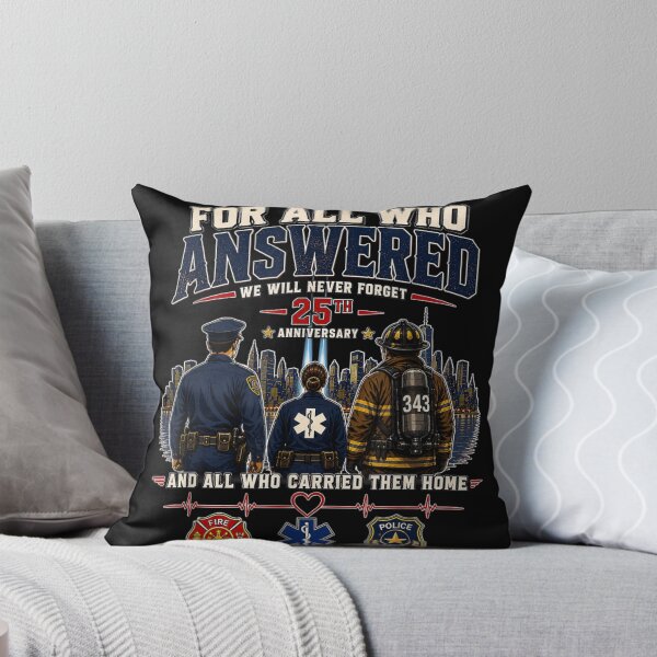 Item preview, for All Who Answered 25th Anniversary September 11 Memorial designed and sold by Crookedorbit.