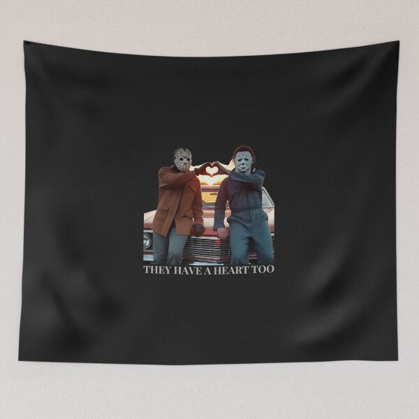 Item preview, Iconic Masks Heart Pose Sunset Scene designed and sold by MAKAYLDERSON.