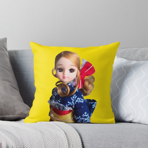Item preview, Kawaii Japanese Fashion Doll in Blue Kimono designed and sold by Skayana.