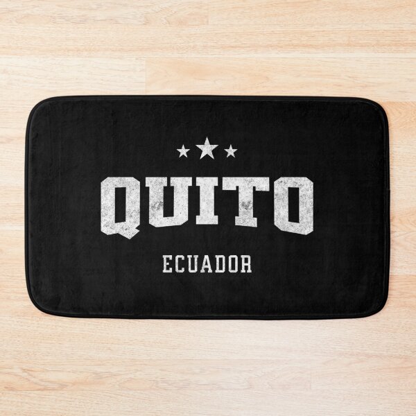 Item preview, Quito Ecuador Vintage Varsity Distressed Retro College Travel Design designed and sold by NiceTeeClub.