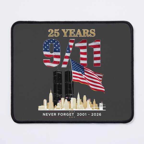 Item preview, 25 Years 911 Never Forget 2001 2026 Patriotic Memorial designed and sold by CF_VintageDesign.