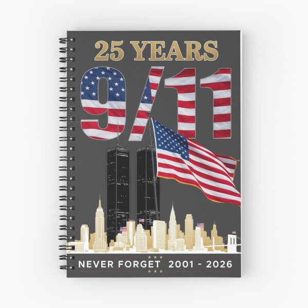 Item preview, 25 Years 911 Never Forget 2001 2026 Patriotic Memorial designed and sold by CF_VintageDesign.