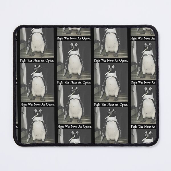 Item preview, Flight Was Never An Option Penguin Smoking Funny Bird Meme designed and sold by Eat-Apples.