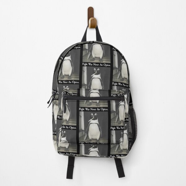 Item preview, Flight Was Never An Option Penguin Smoking Funny Bird Meme designed and sold by Eat-Apples.