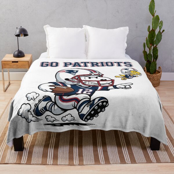Item preview, Snoopy Go Patriots Football Fan Art designed and sold by CaneufeyCip.