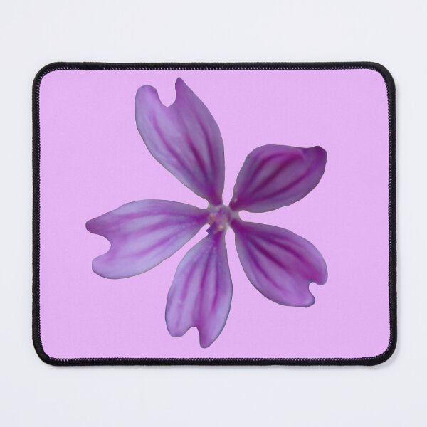 Item preview, Purple Wildflower Bloom – Minimalist Botanical Mallow Flower designed and sold by Bloom & Branch.