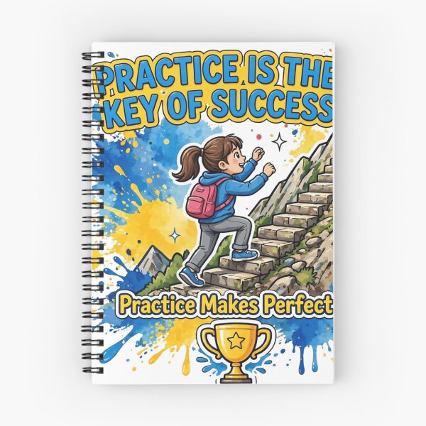 Item preview, Practice Is The Key Of Success - Practice Makes Perfect Motivational designed and sold by prithvi chand.