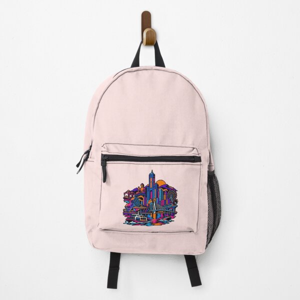 Item preview, Kaohsiung Taiwan City Skyline Buddha Neon Synthwave Travel designed and sold by KungPowUnicorn.