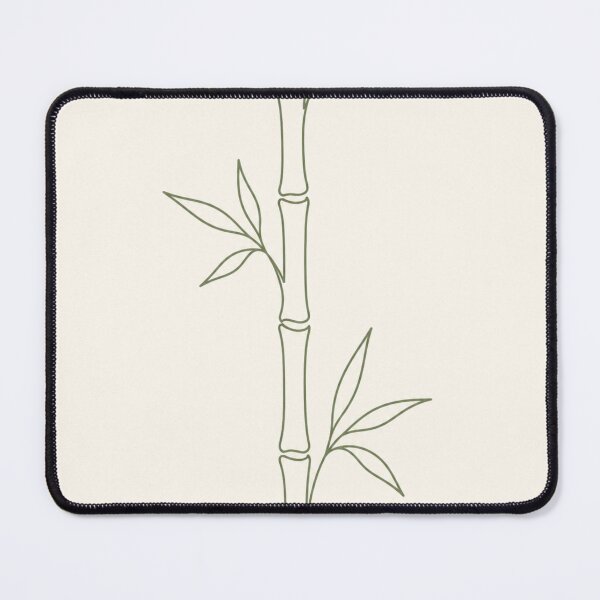 Item preview, Bamboo Stalk Line Art | Minimalist Sage Green Print designed and sold by Zaramodo.