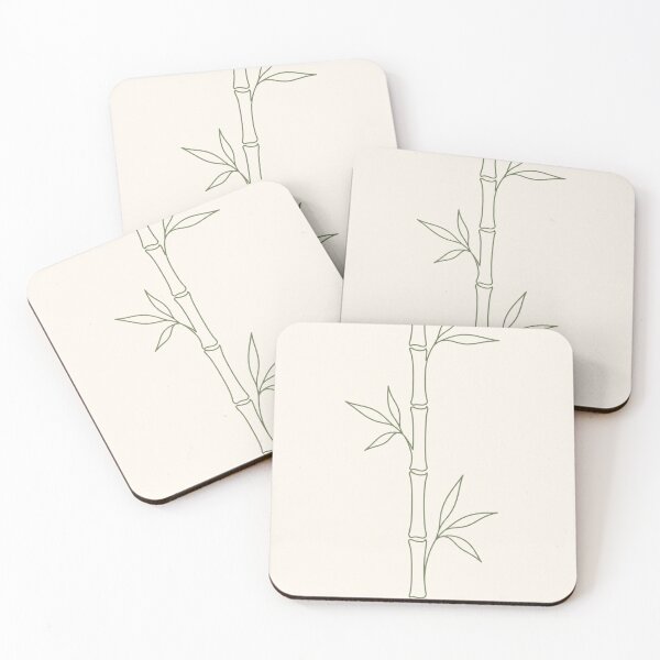 Item preview, Bamboo Stalk Line Art | Minimalist Sage Green Print designed and sold by Zaramodo.