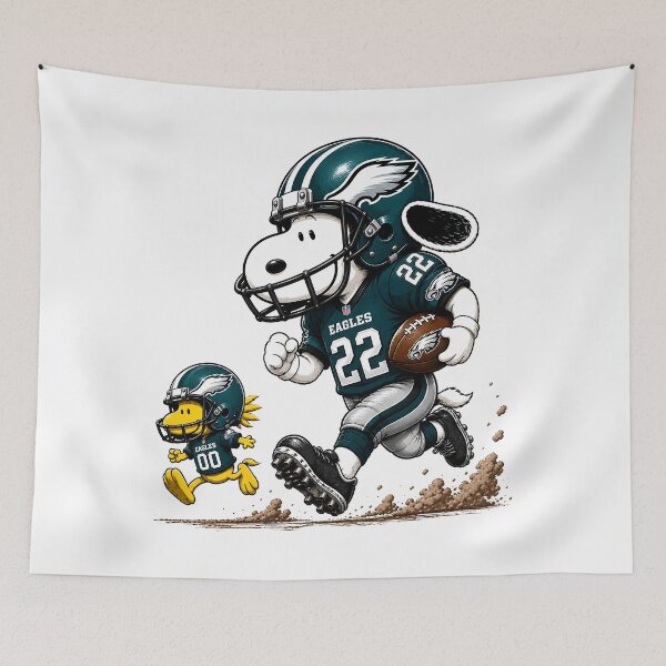 Item preview, Philadelphia Eagles Funny Snoopy and Woodstock Players Football Team  designed and sold by Har-vee.