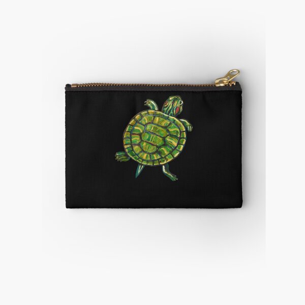 Item preview, Colorful Green Slider Turtle Sticker By Robert Phelps designed and sold by ramsygldriere.