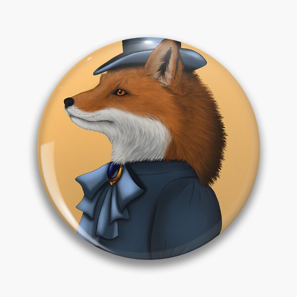 Item preview, Fox in top hat designed and sold by ChromaToon.
