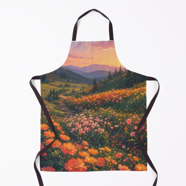 Item preview, Wildflower Valley at Sunset designed and sold by H-Tsvetkova.