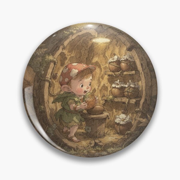 Item preview, Little Mushroom Postmaster designed and sold by PictorialWhimsy.