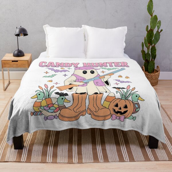 Item preview, Candy Hunter Cute Ghost Halloween Hunting designed and sold by KroghDs.