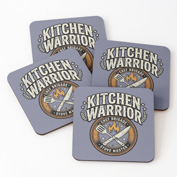 Item preview, Kitchen Warrior – Funny Vintage Chef Cooking Design designed and sold by RajDeals.