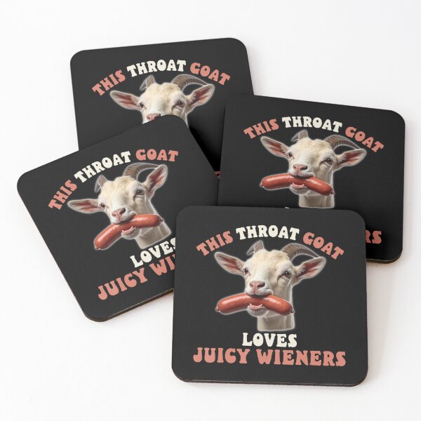 Item preview, This Throat Goat Loves Juicy Wieners Funny Meme designed and sold by VioletNance.