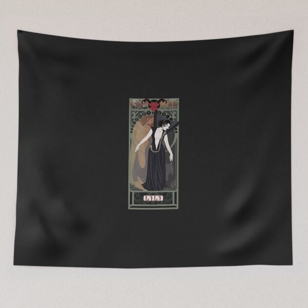 Item preview, Vintage Style Dramatic Lady Portrait  designed and sold by MAKAYLDERSON.