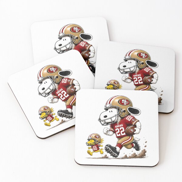Item preview, San Francisco 49ers Funny Snoopy and Woodstock Players Football Team  designed and sold by Har-vee.