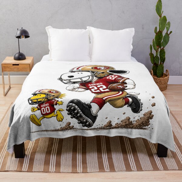 Item preview, San Francisco 49ers Funny Snoopy and Woodstock Players Football Team  designed and sold by Har-vee.