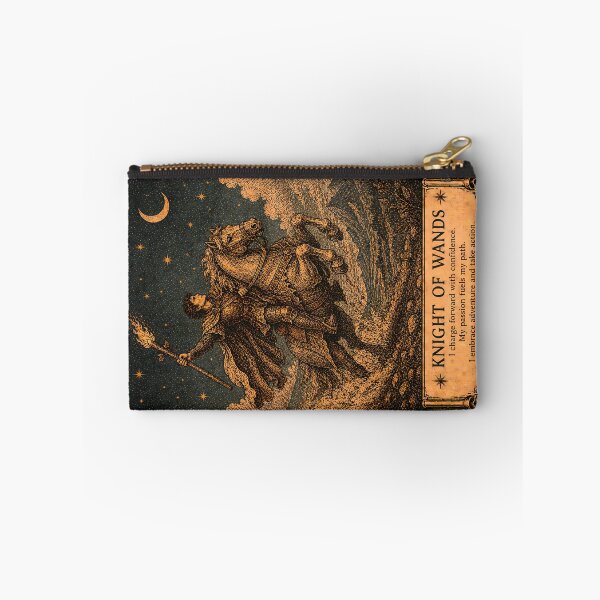 Item preview, Knight of Wands Tarot Card - Passion, Action & Adventure Art designed and sold by ArcanaAbsolute.