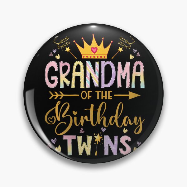 Item preview, Grandma Of The Birthday Twins Girl Princess Party Matching designed and sold by Krwasatoune.