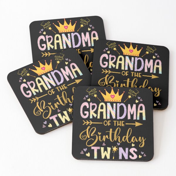 Item preview, Grandma Of The Birthday Twins Girl Princess Party Matching designed and sold by Krwasatoune.