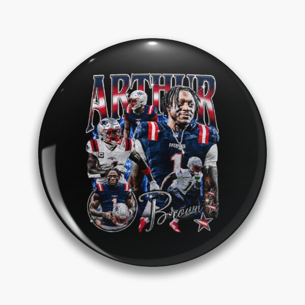 Item preview, AJ Brown #1 Bootleg New England Football designed and sold by moonfullStudio.
