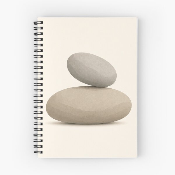 Item preview, Balanced Stone Duo | Minimalist Zen Wall Art designed and sold by Zaramodo.