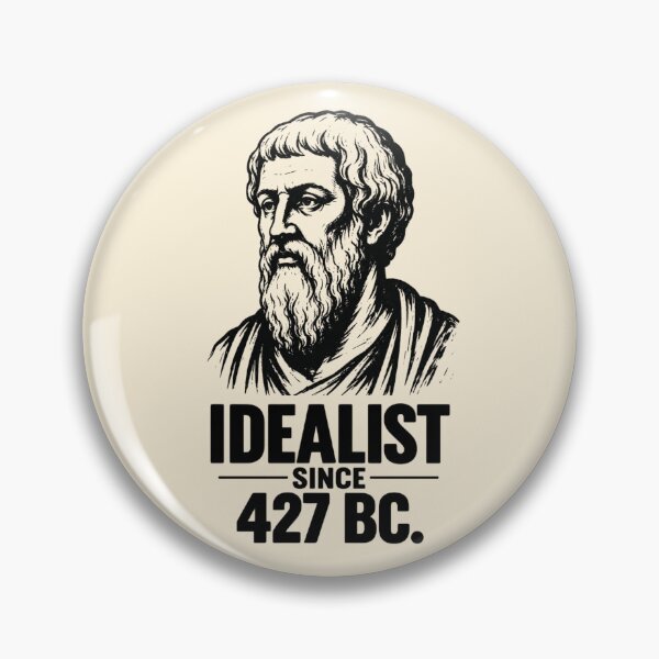Item preview, Idealist Since 427 BC. Vintage Greek Philosopher Art & Philosophy Humor. (Plato Meme Collection). designed and sold by SaraSumi.