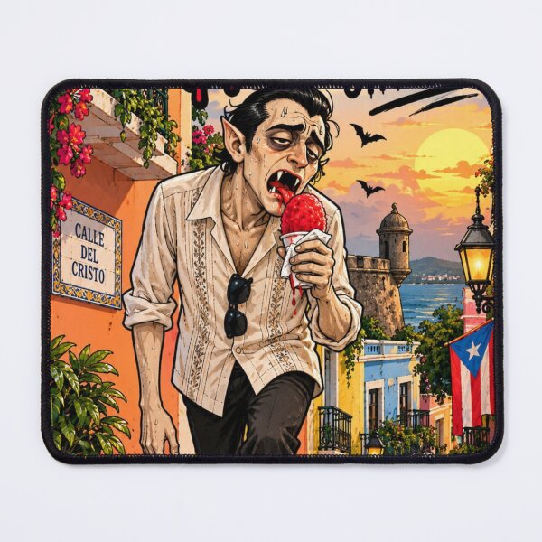Item preview, Boricuaween! Vampiro come Piragua designed and sold by BoricuaLatina30.