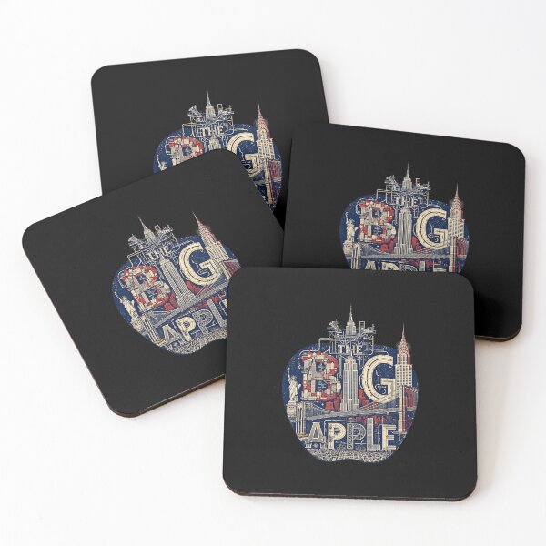 Item preview, Big Apple New York Design, New York City Artwork, NYC Travel Gift, Big Apple Graphic, New York Skyline, NYC Lover Gift, Manhattan Art, American City Heritage designed and sold by Typologystudios.