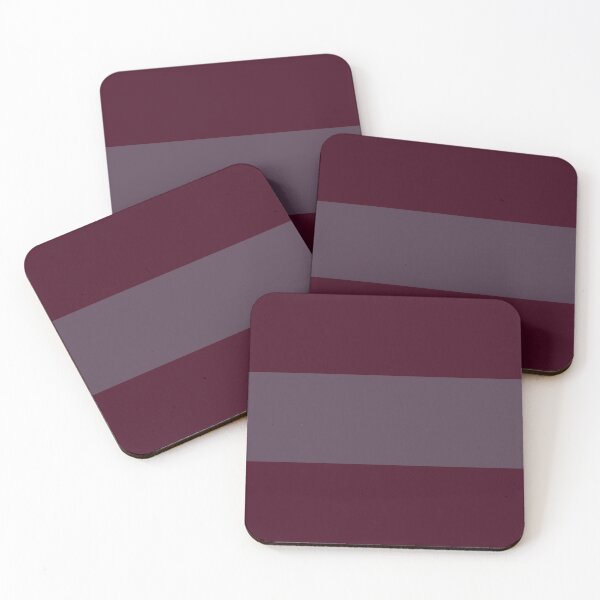 Item preview,  Dark Plum and Mauve Minimalist Stripes designed and sold by pluielegere.