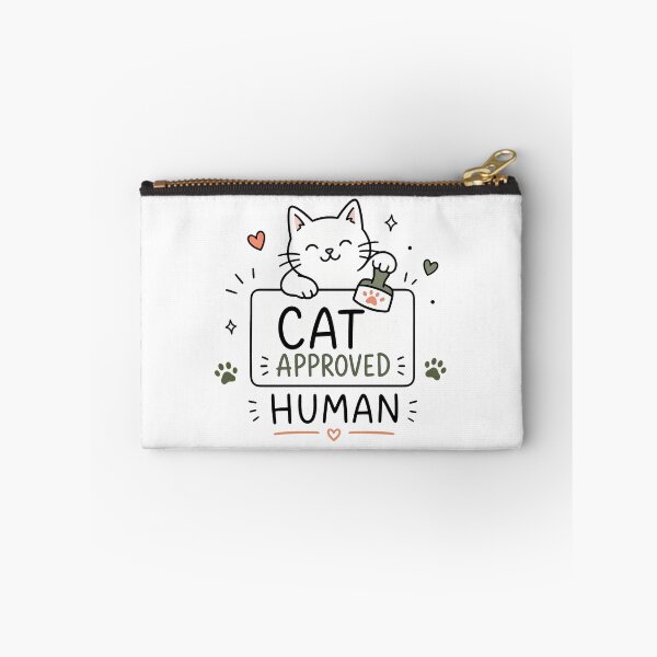 Item preview, Cat Approved Human Cute Cat Stamp Design designed and sold by SoyLamderma.