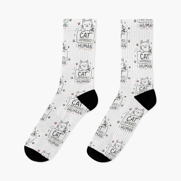 Item preview, Cat Approved Human Cute Cat Stamp Design designed and sold by SoyLamderma.